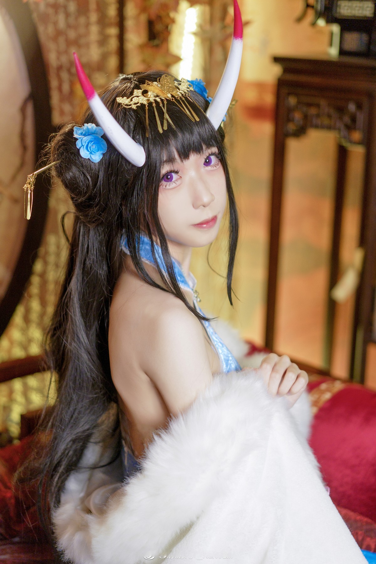 《碧蓝航线》能代 冬雪沁香cosplay